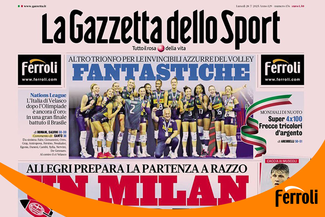 凯时强势上岸《米兰体育报》头版！